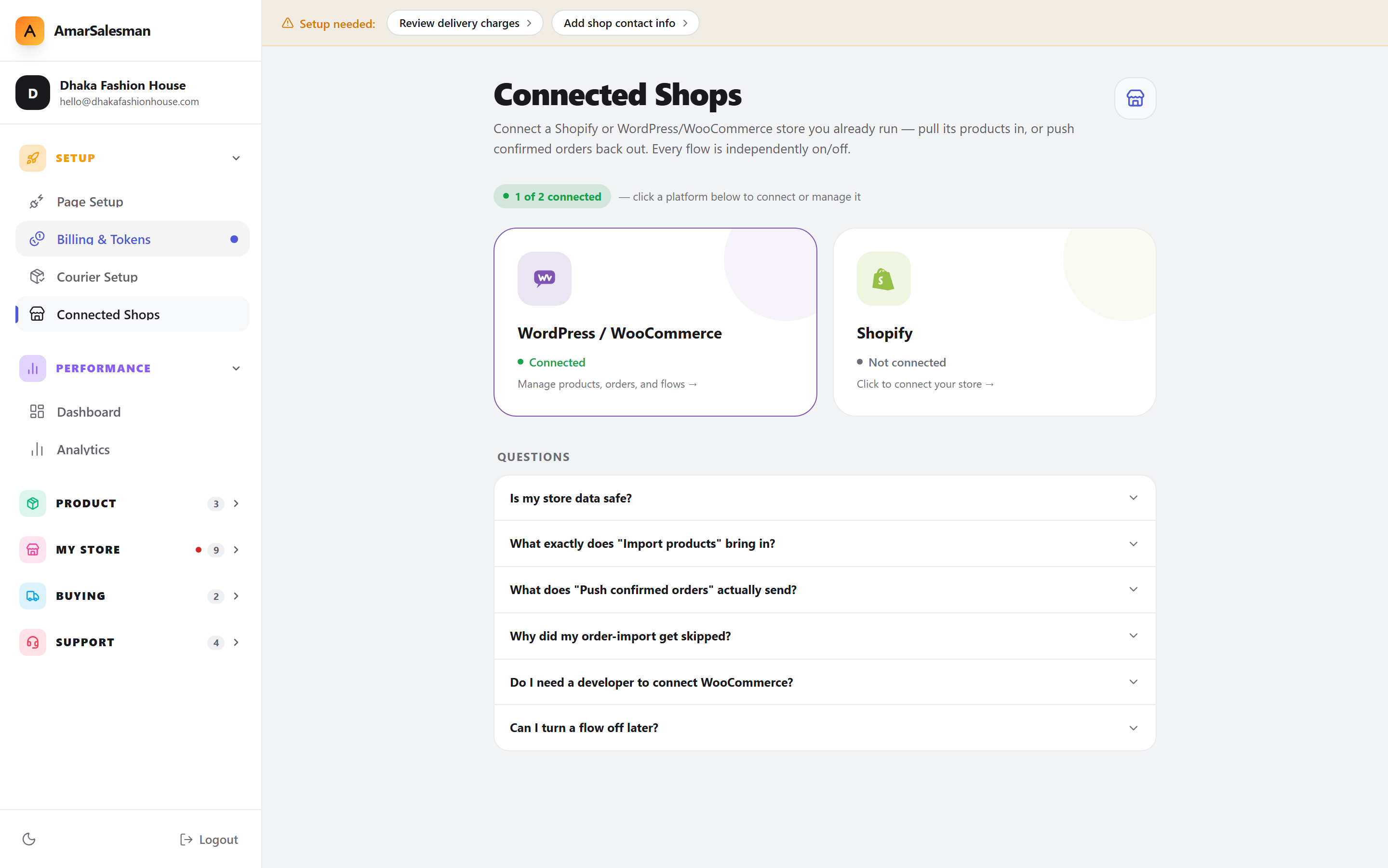 Bring your existing store — don't rebuild it